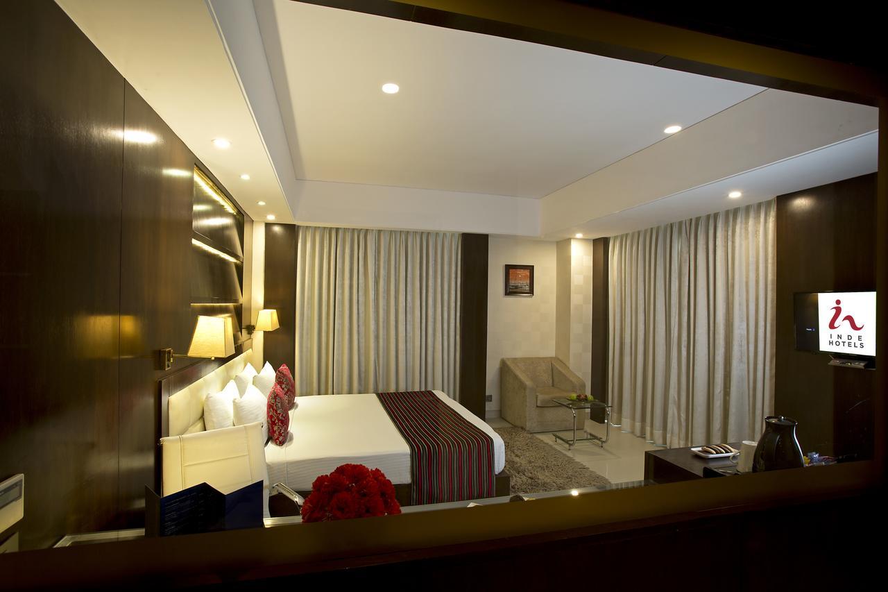 Inde Hotel Chattarpur Nuova Delhi Esterno foto